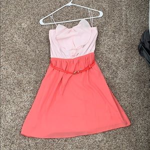 Strapless dress